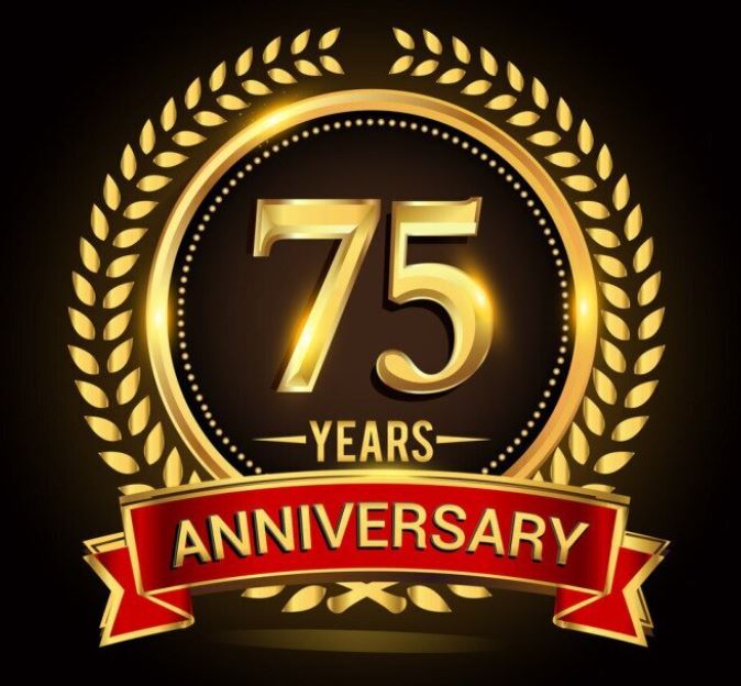 75 year annivarsary logo